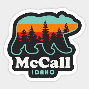 McCall Idaho Bear Mountain Town Sticker